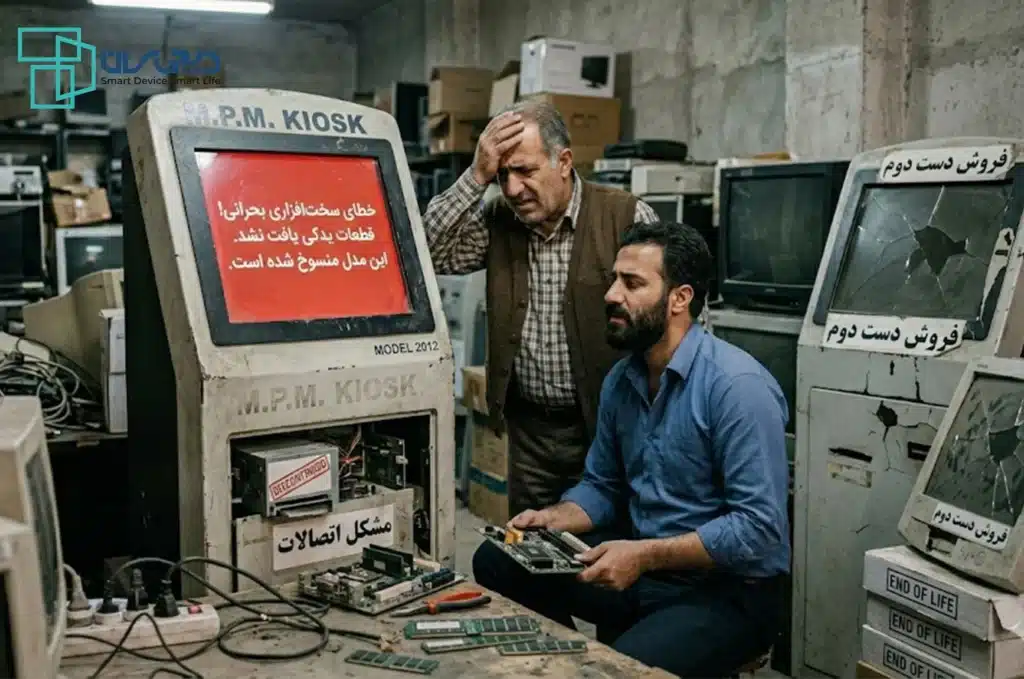 خطرات پنهان خرید کیوسک و نمایشگر قدیمی که باید بدانید!